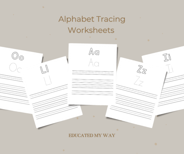 Alphabet Tracing Worksheets