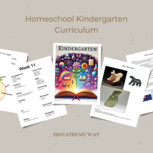 Kindergarten Homeschool Curriculum