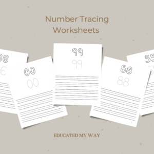 Number Tracing Worksheets
