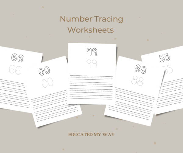 Number Tracing Worksheets